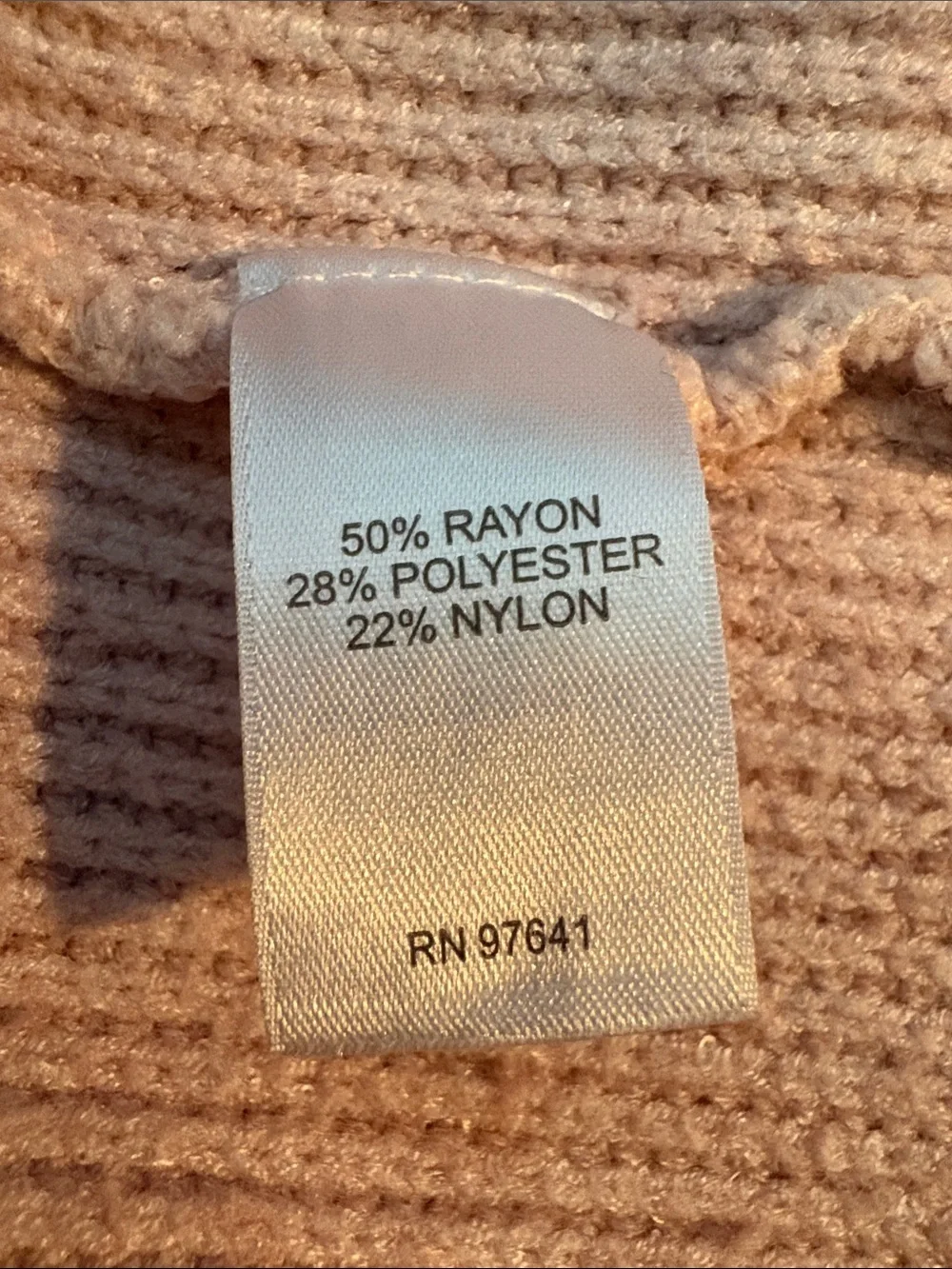 J. Jill Pale Pink V-Neck Button Pullover Sweater